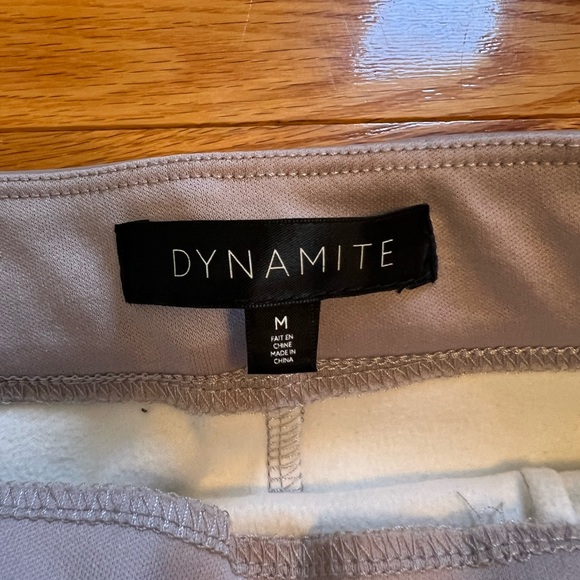 Dynamite Beige Faux Leather Mini Skirt - Picture 3 of 3